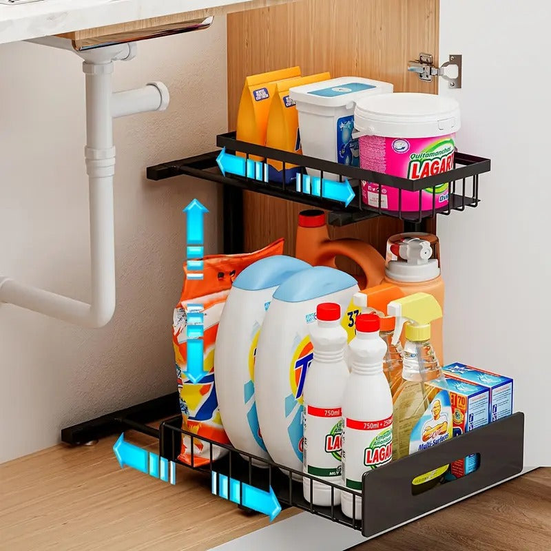 2 Tier Slide Out Under Sink Organizer - product image 4