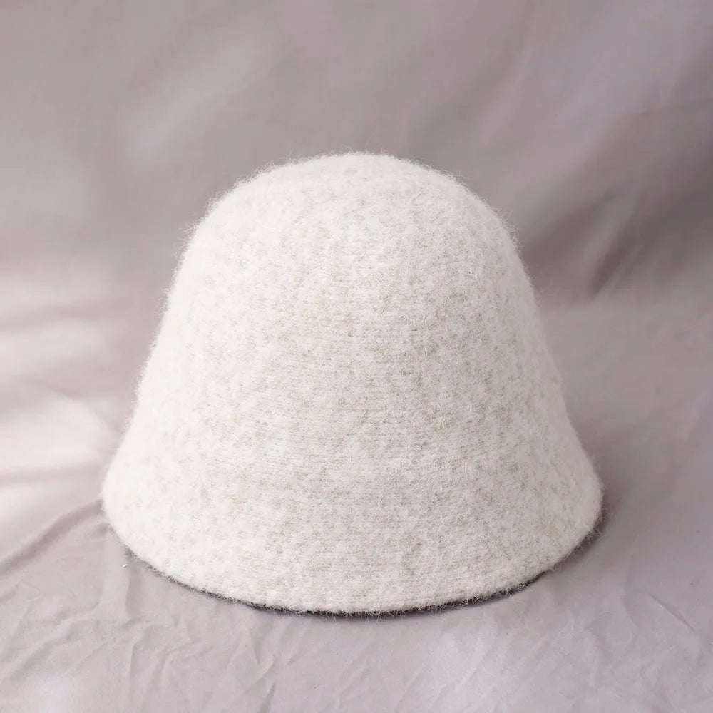 Women's Winter Wool Bucket Hat - product detail 11