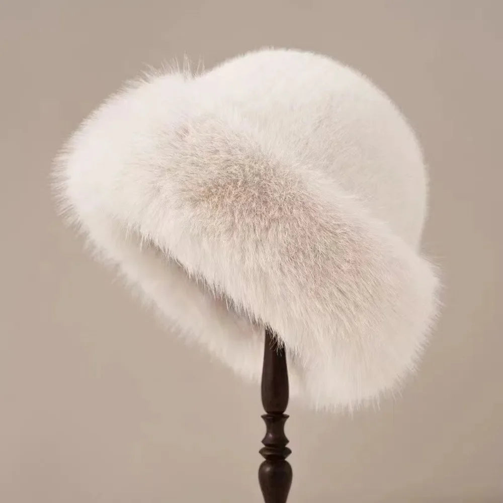 Women’s Plush Winter Bucket Hat - product detail 7