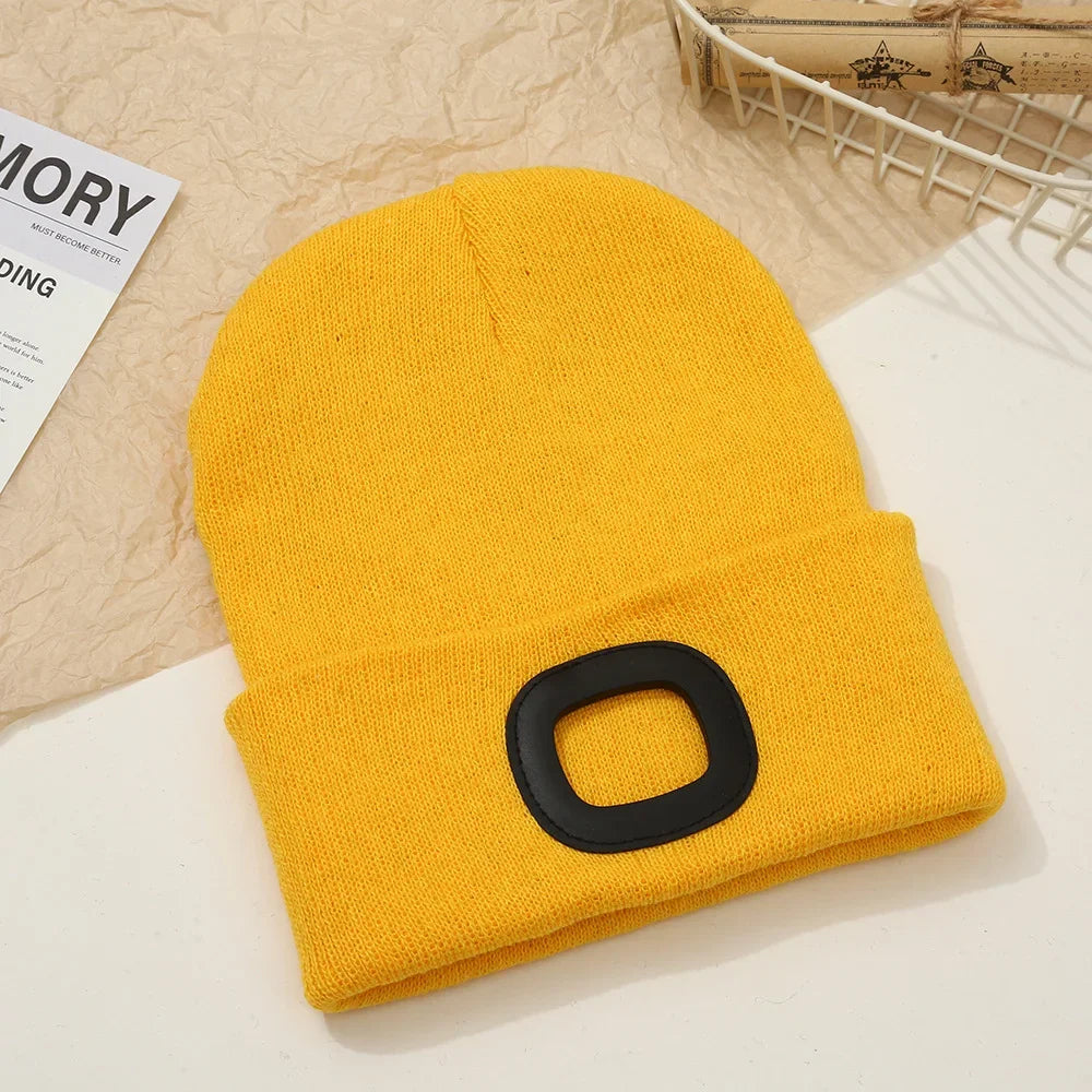 Rechargeable LED Beanie Hat for Winter - product detail 12