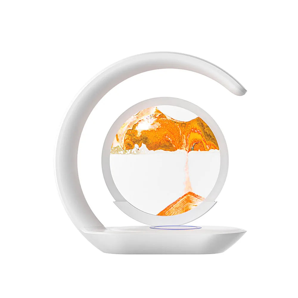 3D Sand Art Table Lamp with Wireless Charger - product detail 6